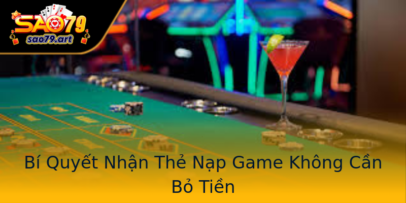 Bí Quyết Nhận Thẻ Nạp Game Không Cần Bỏ Tiền Bí Quyết Nhận Thẻ Nạp Game Không Cần Bỏ Tiền